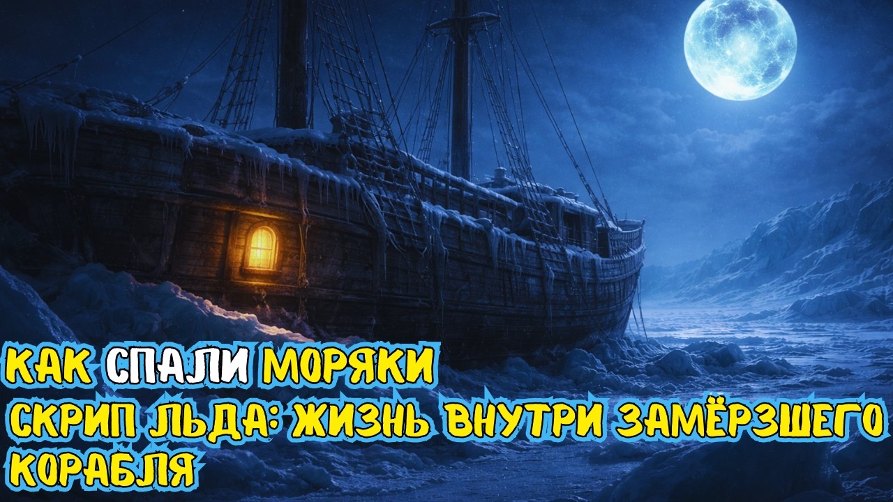 Ночь во льдах: как спали и выживали в деревянных каютах Арктики? Лекиция для сна