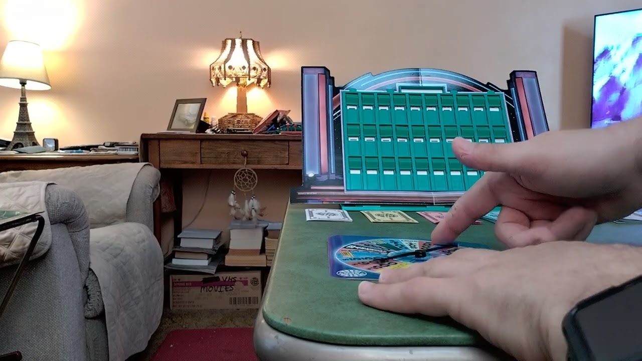 7th Edition Wheel of Fortune board game from 2025 showdown.
