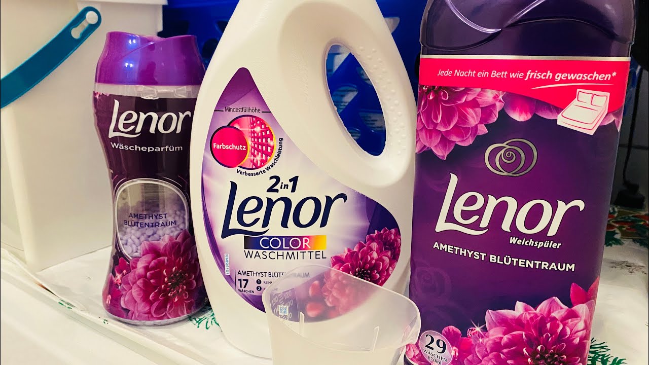SIEMENS WASCHMASCHINE | Wäsche waschen mit LENOR AMETHYST BLÜTENTRAUM SERIE 🌺🎆