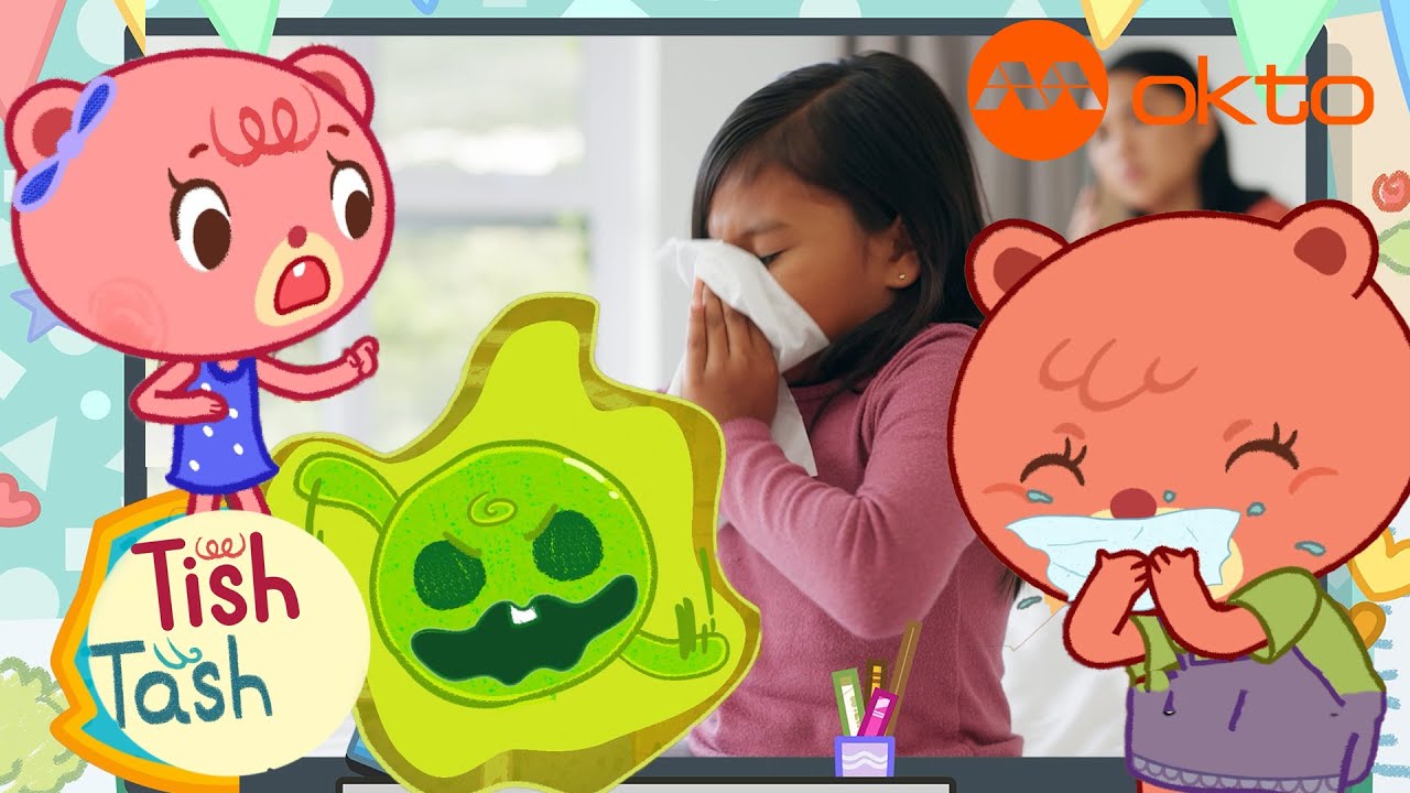 How to keep Germs away? 🦠🤧 | TishTash S1E04 Song | @mediacorpokto