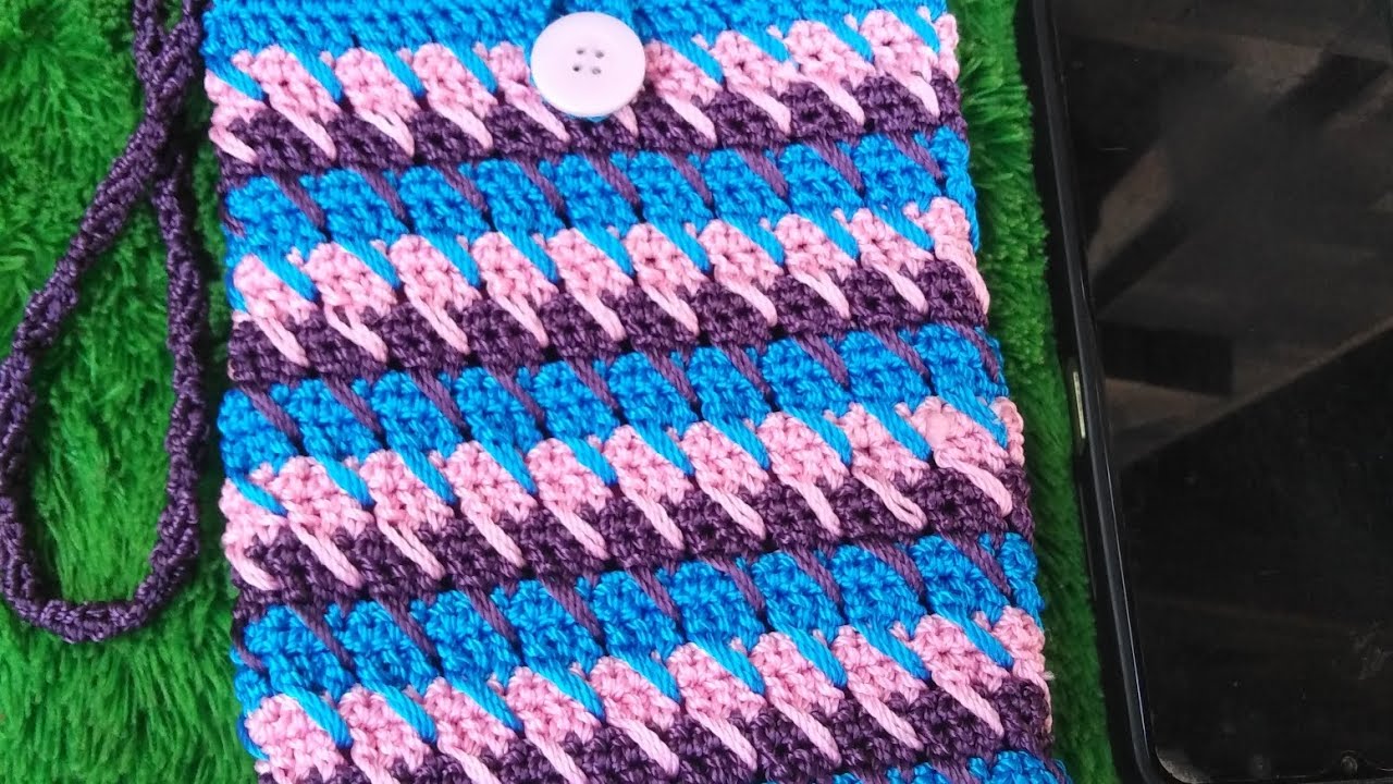 Tutorial Tas hp motif nya mudah dipahami