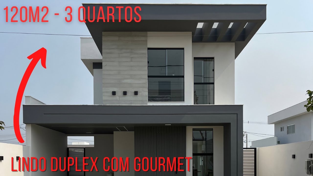 Casa duplex 3 quartos com suíte em condomínio fechado - 120m2