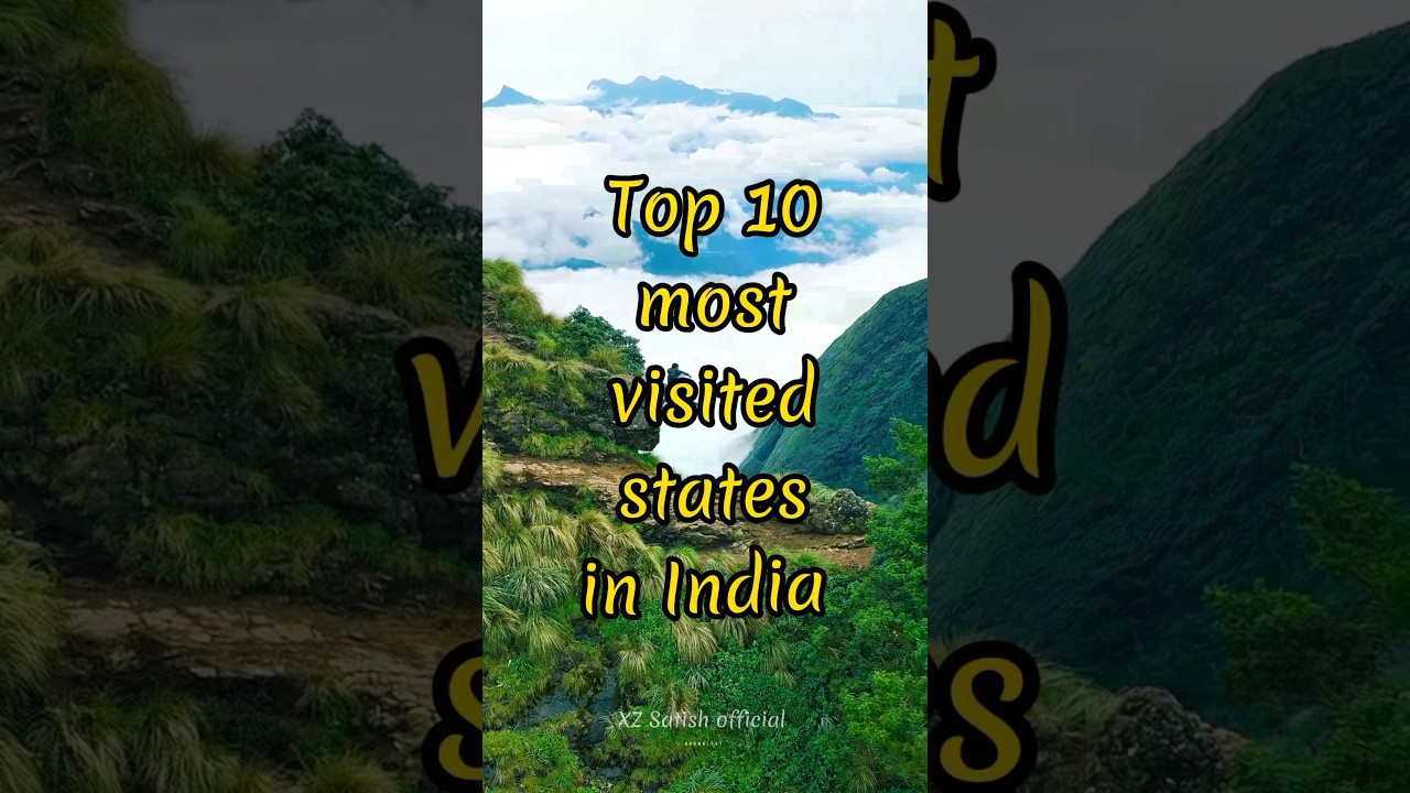 Top 10 most visited States in India. #top10 #travel #mostvisited #kerala #karnataka #assam #visit