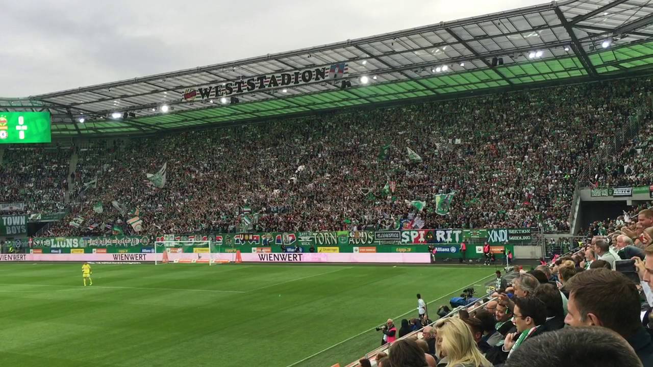 Rapid vs. Chelsea - Block West Einweihung