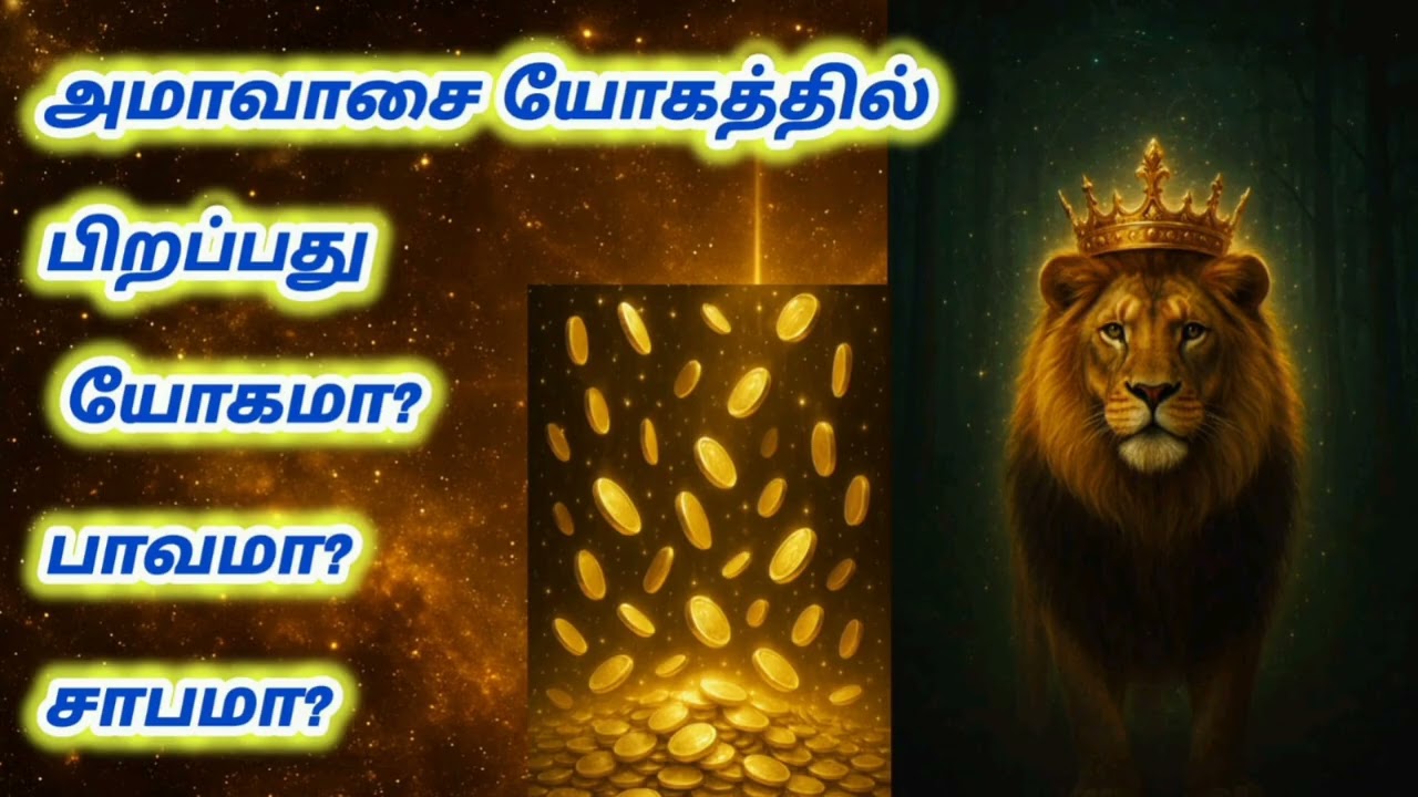 அமாவாசை யோகத்தில் பிறப்பது யோகமா? பாவமா? சாபமா?