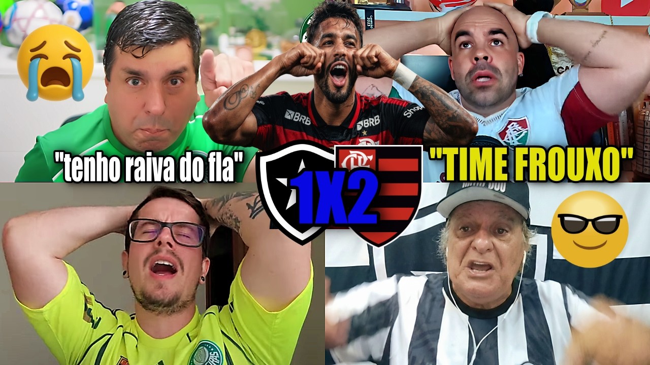 REAÇÕES DOS RIVAIS REVOLTADOS SECANDO O MENGÃO NO CARIOCAO! BOTAFOGO 1X2 FLAMENGO