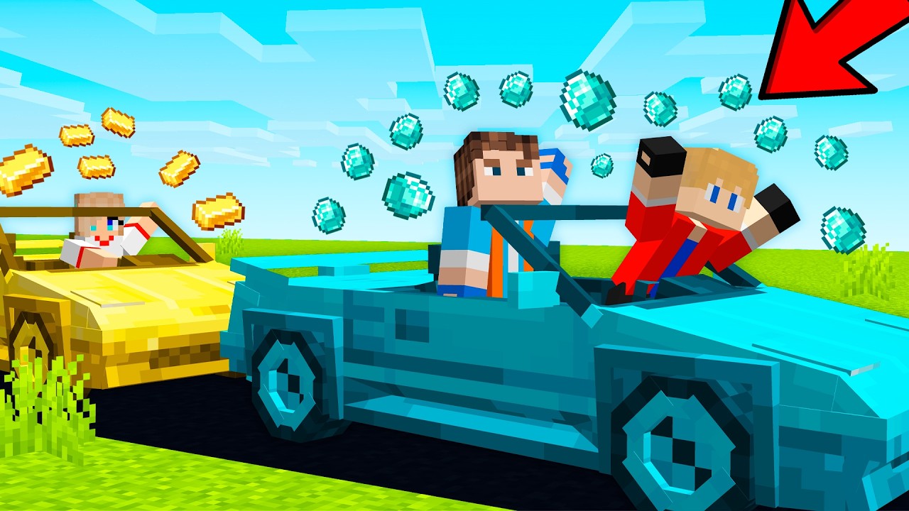 Я СДЕЛАЛ САМОЕ БОЛЬШОЕ ПУТЕШЕСТВИЕ НА МАШИНЕ ИЗ РУД в Minecraft!