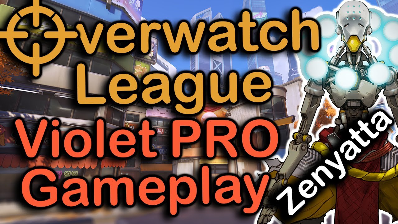 Overwatch League Pro Gameplay | Violet as Zenyatta | Busan | Overwatch Gameplay (Zenyatta POV)