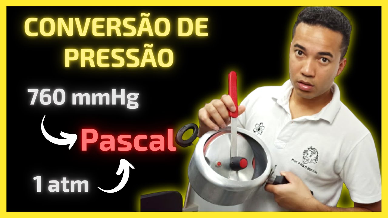 Como CONVERTER as unidades de PRESSÃO atm, Pascal e mmHg (EXERCÍCIOS RESOLVIDOS)