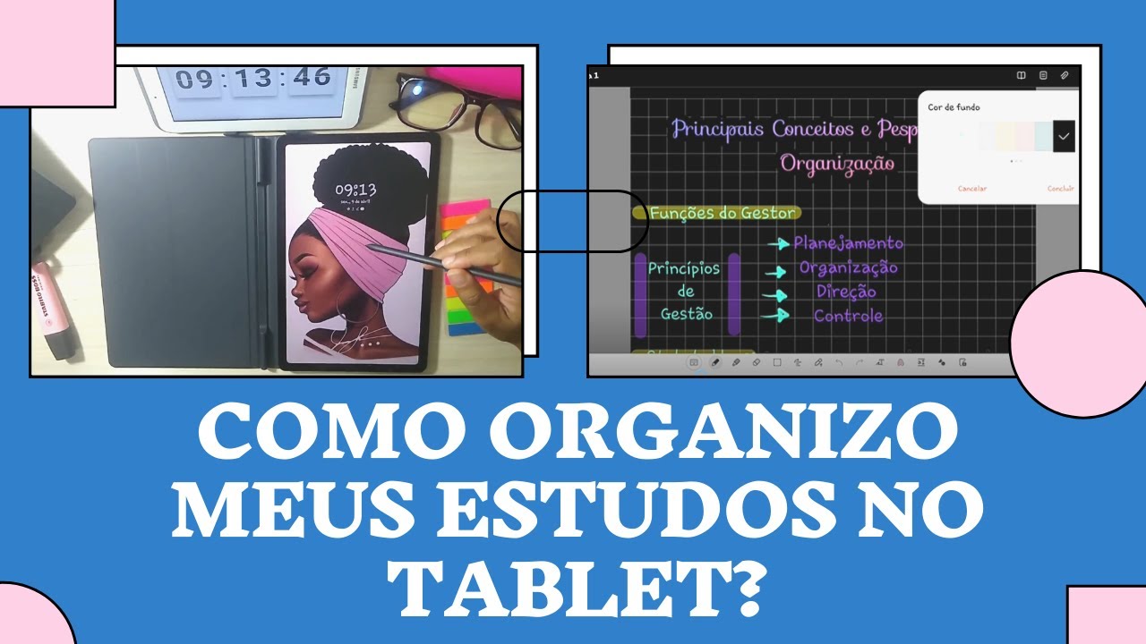 TABLET NOS ESTUDOS | ORGANIZANDO MATERIAS, RESUMOS,  APLICATIVOS + TRUQUE PRA NOTAS R&Aacute;PIDAS!