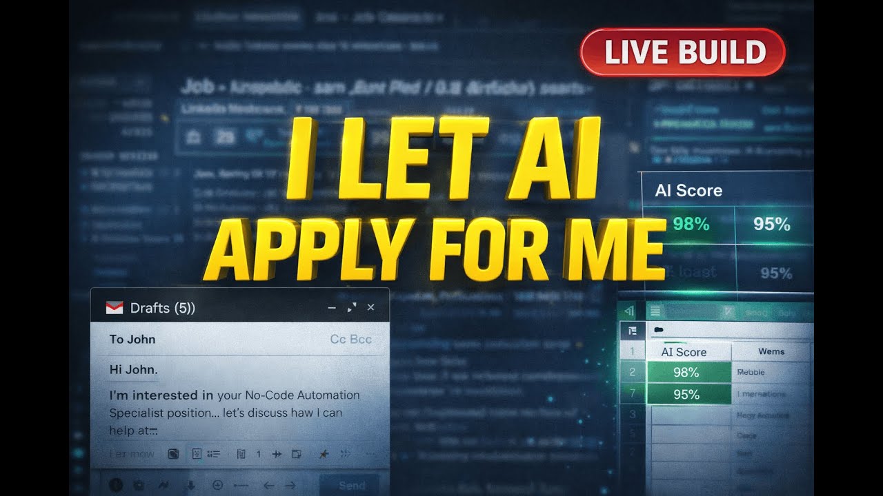 I Automated Job Applications With AI (Applied To 4 Jobs Live)