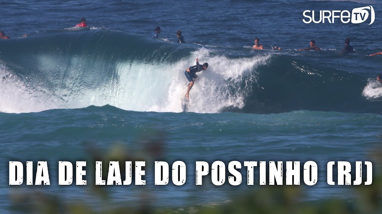 Dia de Laje do Postinho (RJ) - Vlog SURFE TV 101 #swell #ressaca