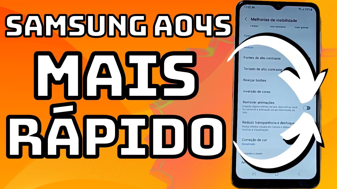 ESSA FUNÇÃO ESCONDIDA DEIXA O CELULAR SAMSUNG GALAXY A04S MUITO MAIS RÁPIDO (COMO ATIVAR)
