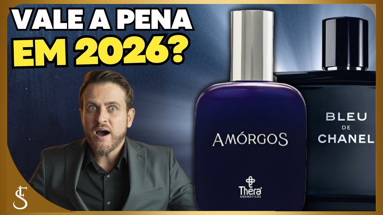 AMÓRGOS  da THERA COSMÉTICOS | VALE a PENA de 2026? MELHOR CLONE do BLEU de CHANEL?