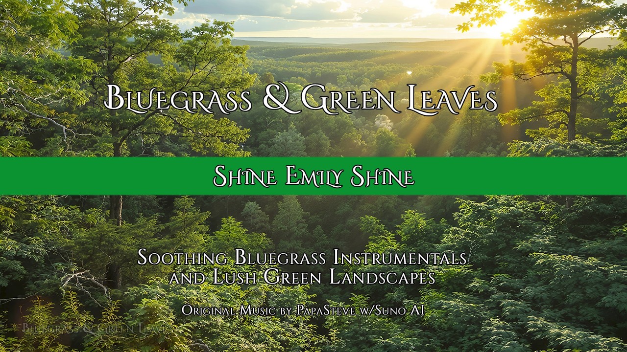 Shine Emily Shine | Bluegrass & Green Leaves 4K Nature Instrumental