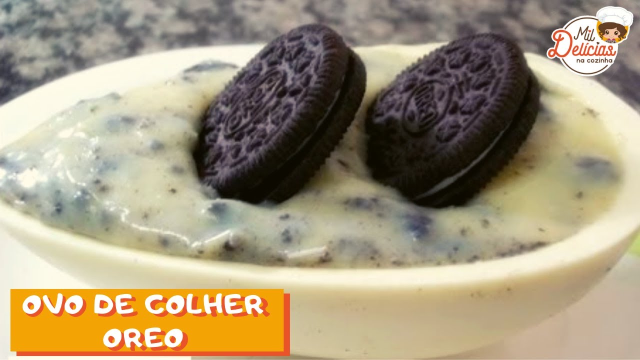 OVO DE COLHER (recheio brigadeiro de leite ninho com OREO) - MIL DELÍCIAS NA COZINHA