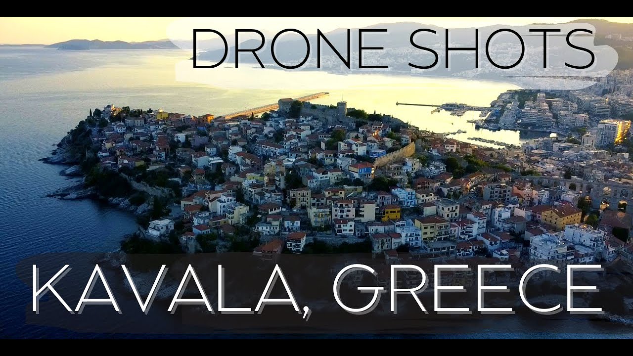 Kavala Old Town, Greece | DJI Mavic Mini Drone Shots | July 2022 | 1080p | 60fps