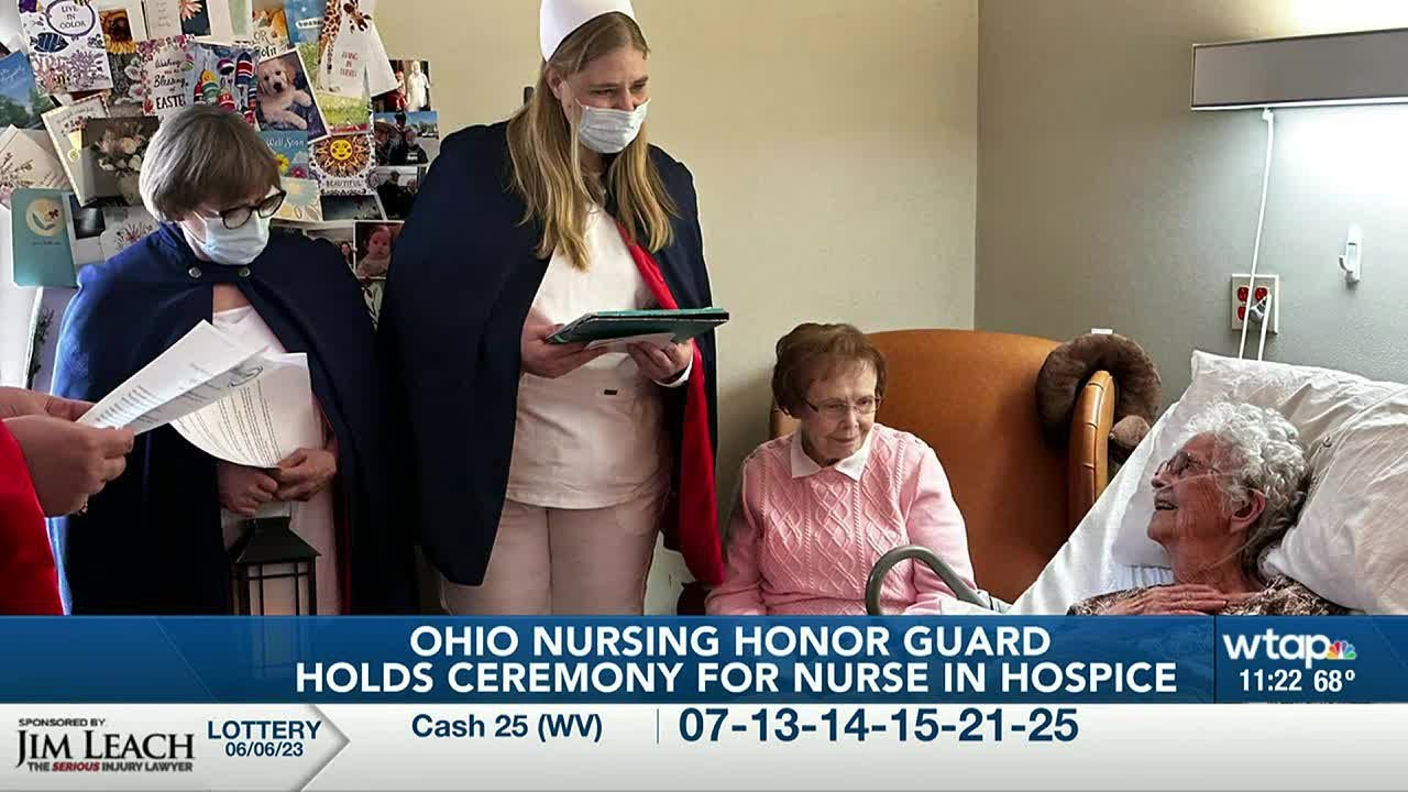 Ohio Nursing Honor Guard holds ceremony for nurse in hospice