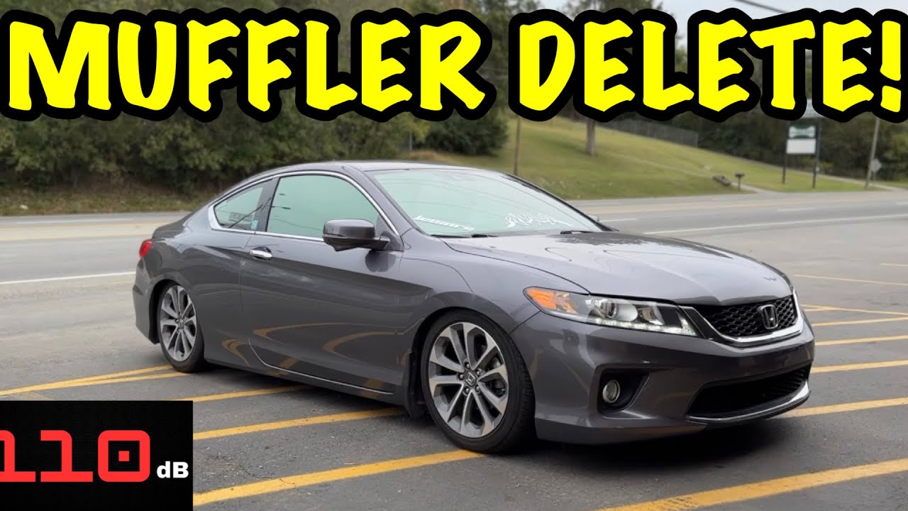 Honda Accord Coupe 2014 3,5 л V6 со УДАЛЕННЫМ ГЛУШИТЕЛЕМ!