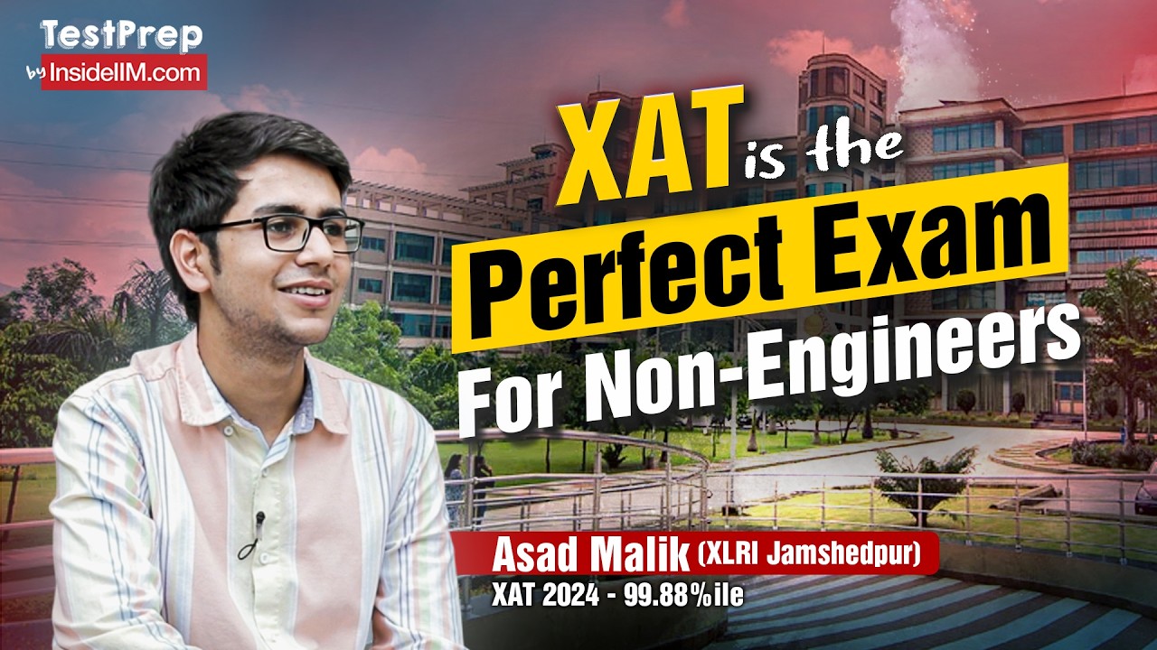 Как неинженер набрал 99,88% в XAT 2024 с участием Асада Малика (XLRI Jamshedpur)