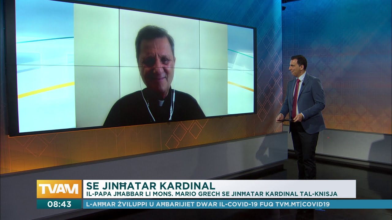 L-Isqof Mario Grech fuq TVAM dwar l-aħbar li ħa jinħatar Kardinal - 26/10/2020