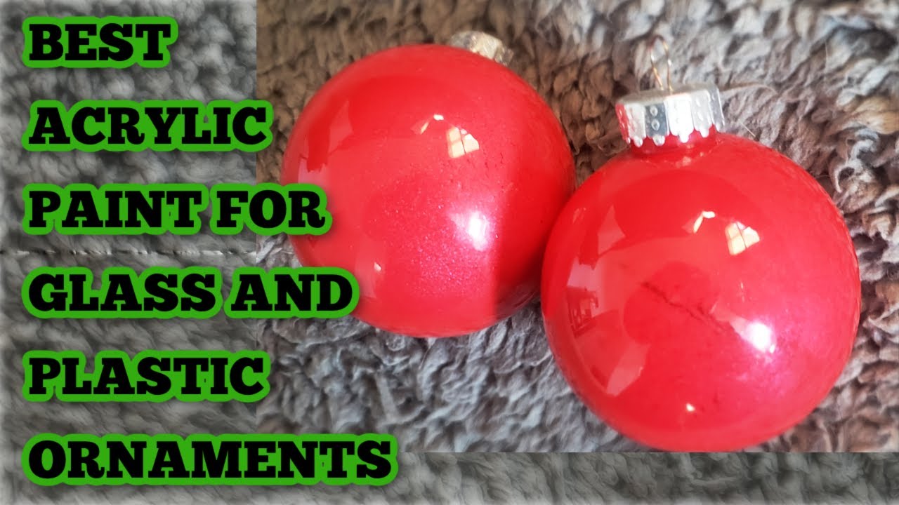 How to paint ornaments - Acrylic paint - Best Acrylic paint - Paint test