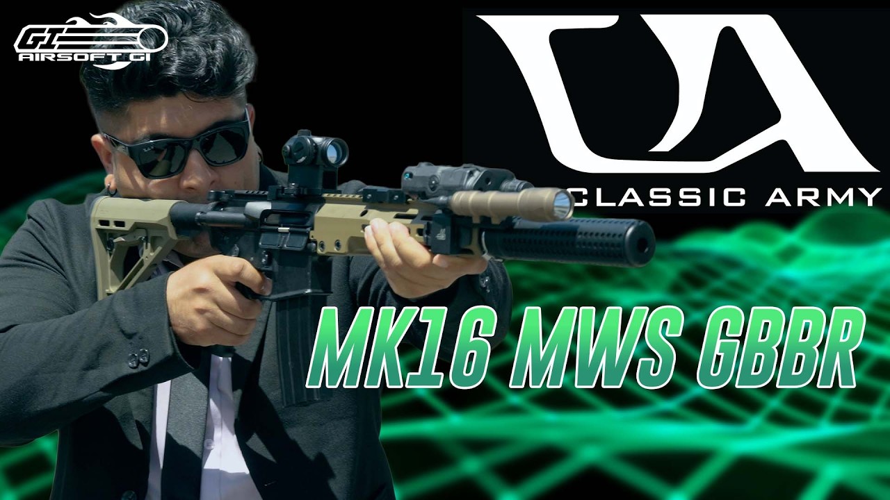 Доступная MWS, которую мы так ждали! (Первый взгляд на Classic Army MK16 GBBR) | Airsoft GI