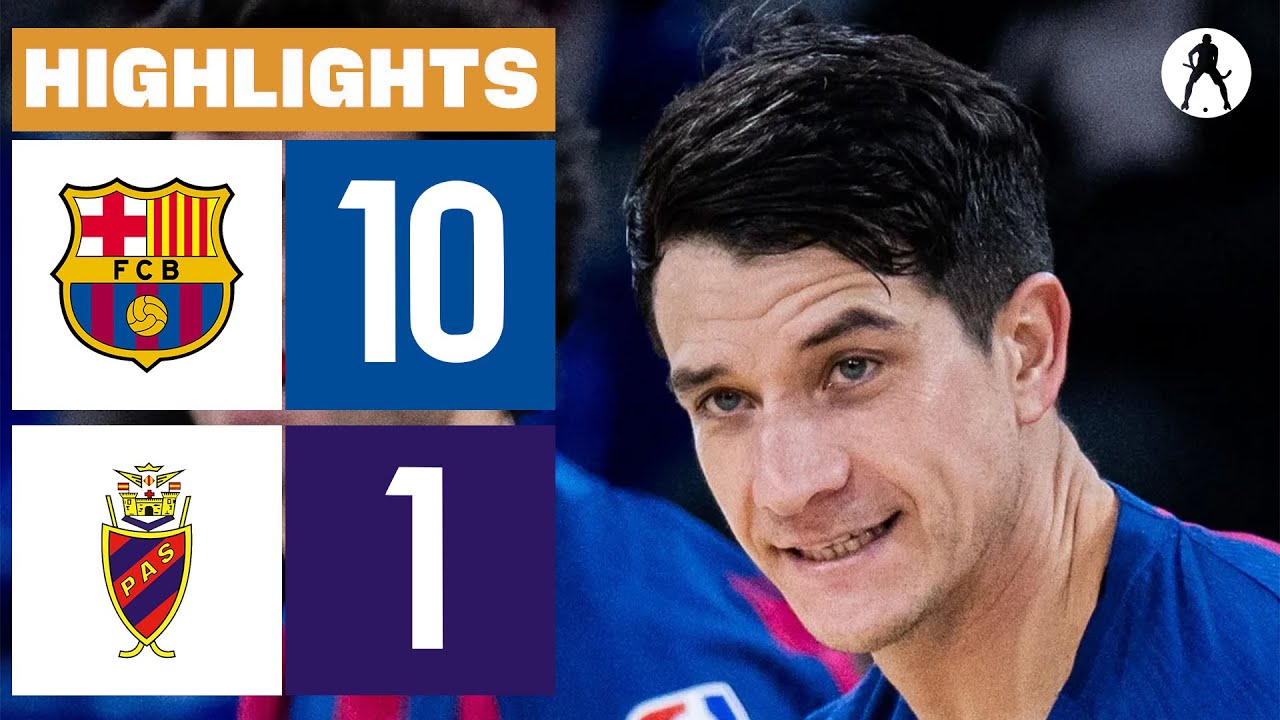 Bar&ccedil;a vs Alcoi (10-1) | HIGHLIGHTS OK LLIGA