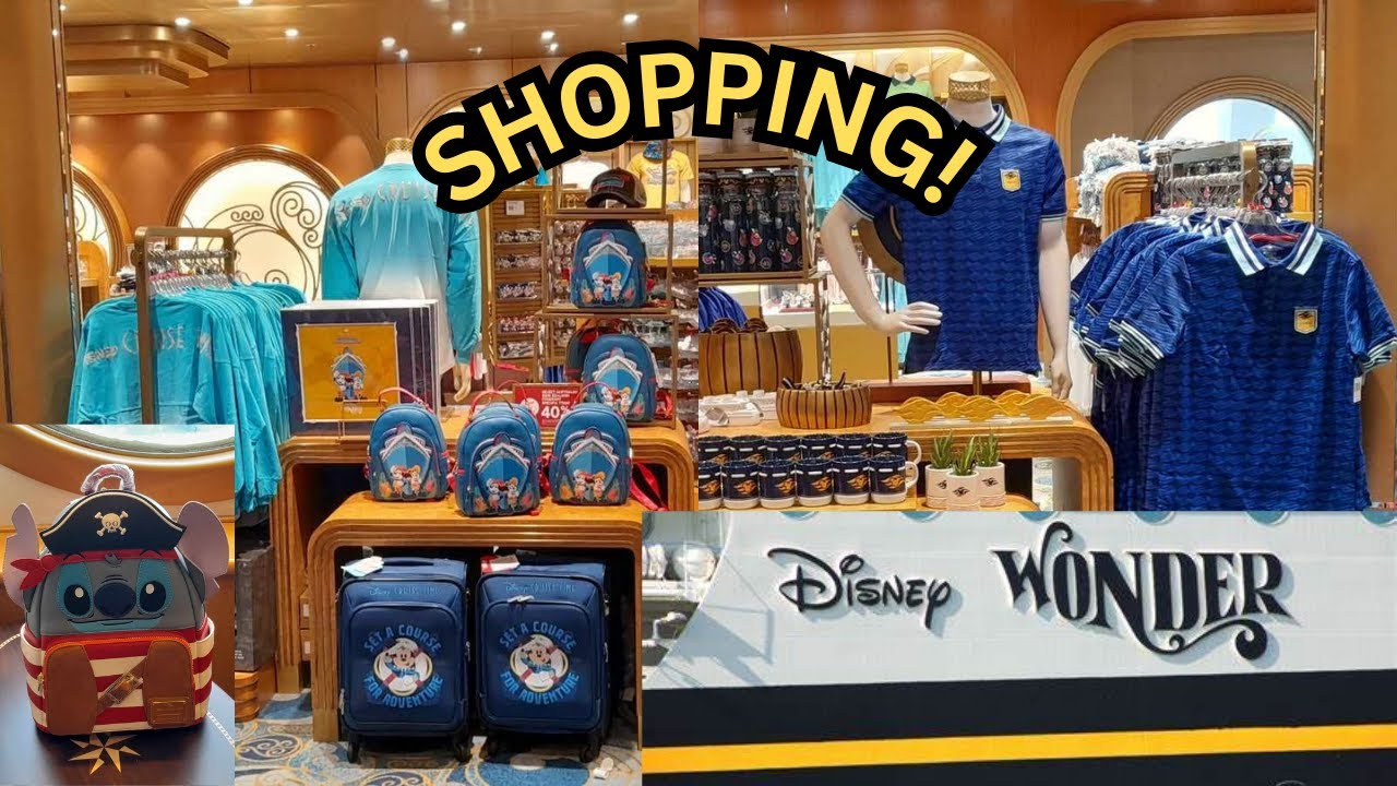 Shopping on Disney Wonder cruise - So much merchandise