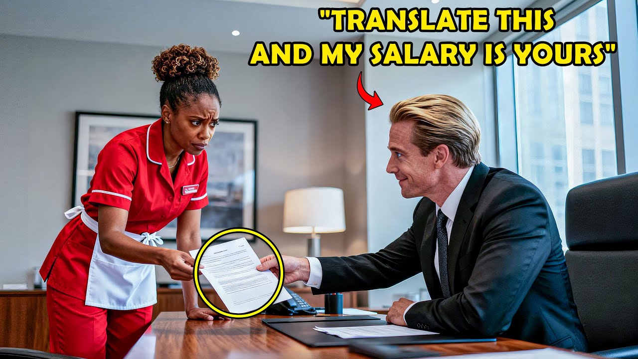 ‘Translate This and My Salary Is Yours,’ Billionaire Mocked a Black Maid, Then Her Reply Shocked Him
