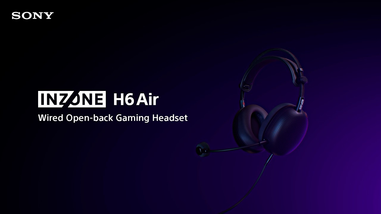 INZONE H6 Air Wired Open-back Gaming Headset | Sony Official