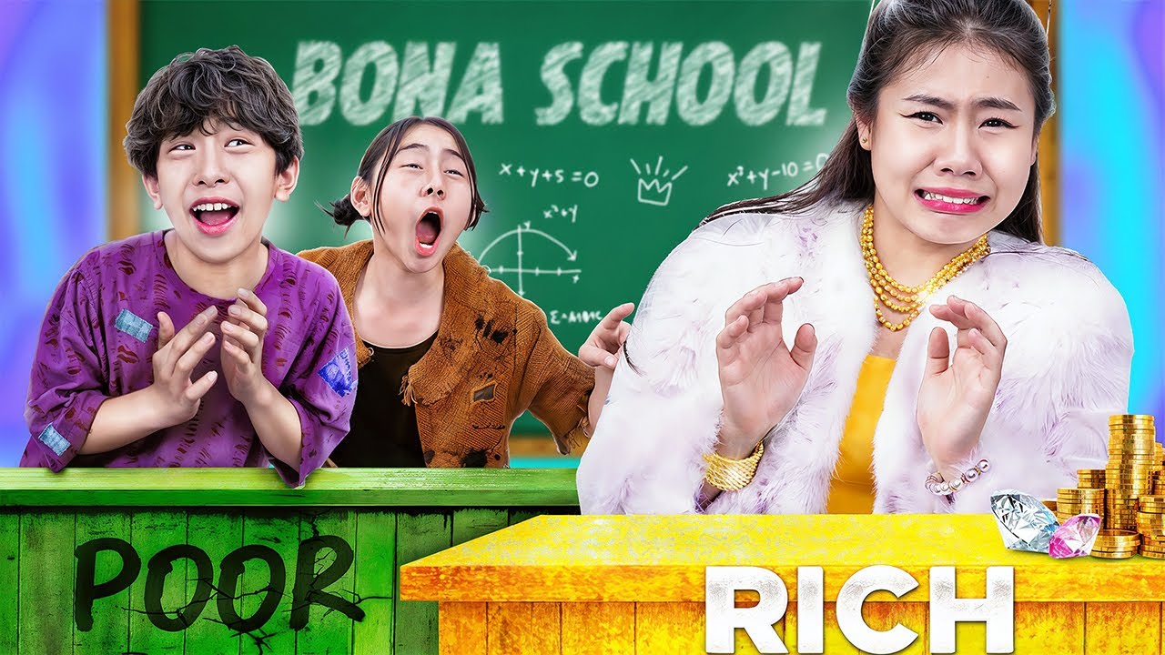 Erster Tag Eines Reichen Mädchens In Einer Armen Schule! Reicher Schüler Vs Armen Schüler