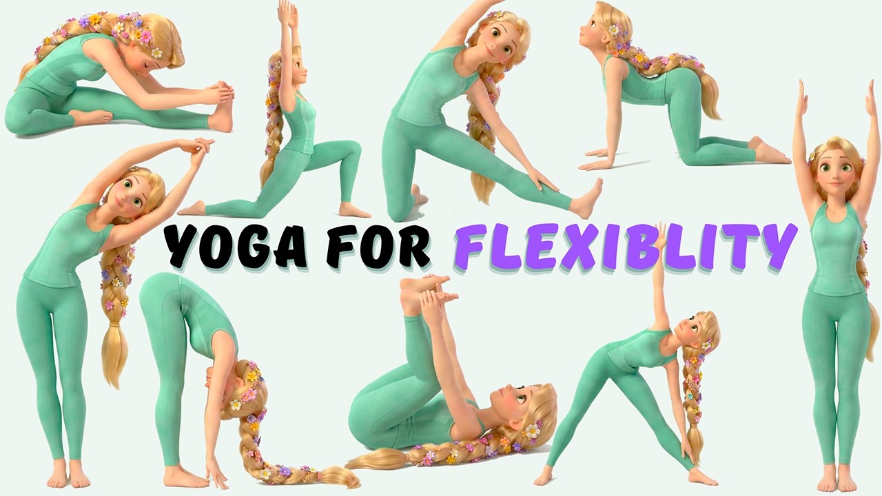 Yoga For Flexibility with Rapunzel | Balance Yoga for Kids | Yoga For Health | Yoga for Children