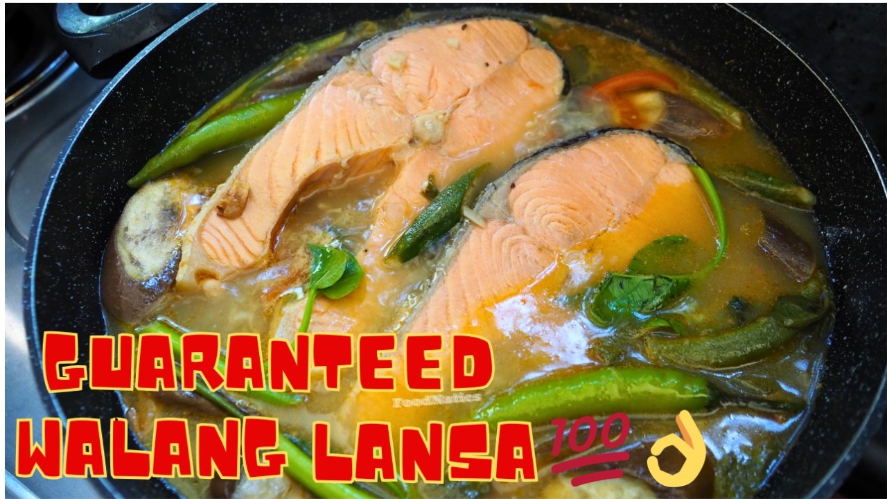 Turuan ko kayo kung paano magluto ng Sinigang na Salmon na WALANG KALANSA-LANSA!GUARANTEED NO LANSA!