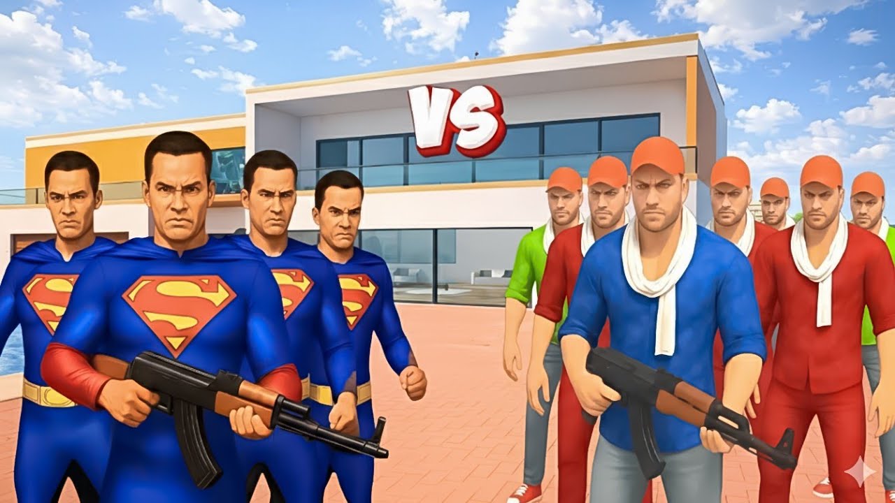 Jack shinchen VS 🔥😡 Franklin red game Gangwar Indian theft aura simulator game
