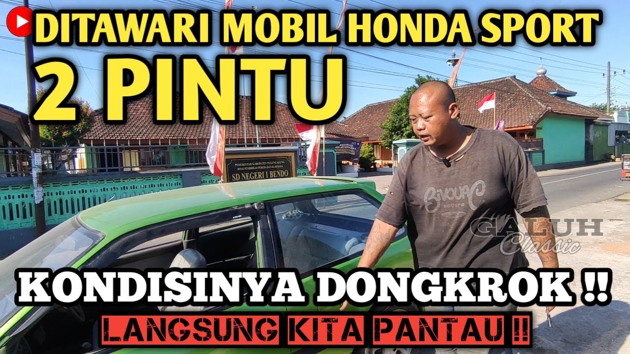 DITAWARI MOBIL SPORT HONDA 2 PINTU TAPI KONDISINYA DONGKROK LAMA⁉️LANGSUNG KITA PANTAU