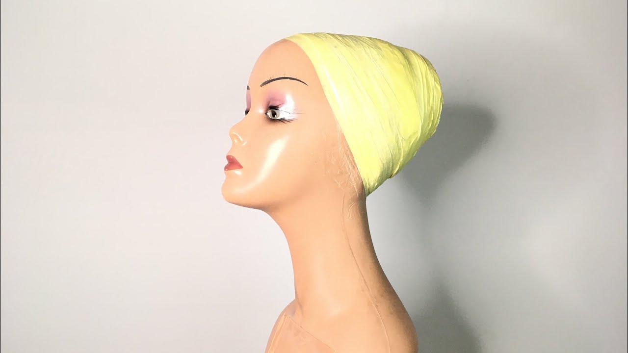 HOW TO CUSTOMIZE YOUR MANEQUINE HEAD FOR GELE TYING - Requested Video