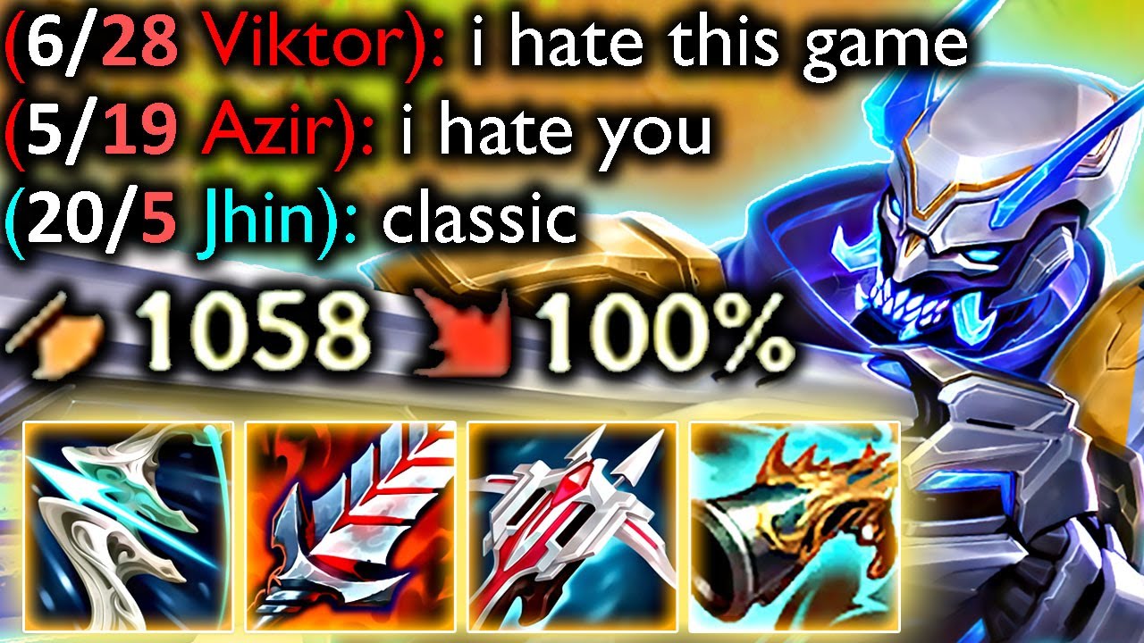 JHIN WILL MAKE YOU INT... THIS GAME WAS WILD