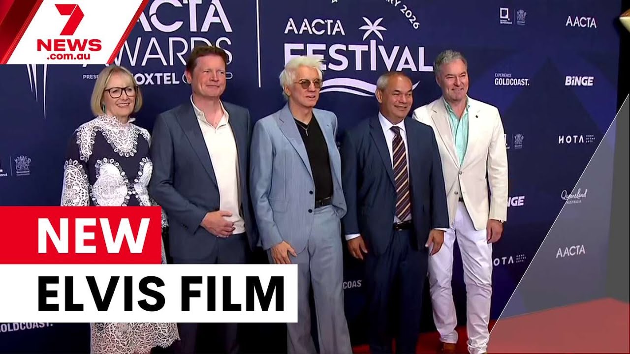 Baz Luhrmann unveils new Elvis film premiere | 7NEWS