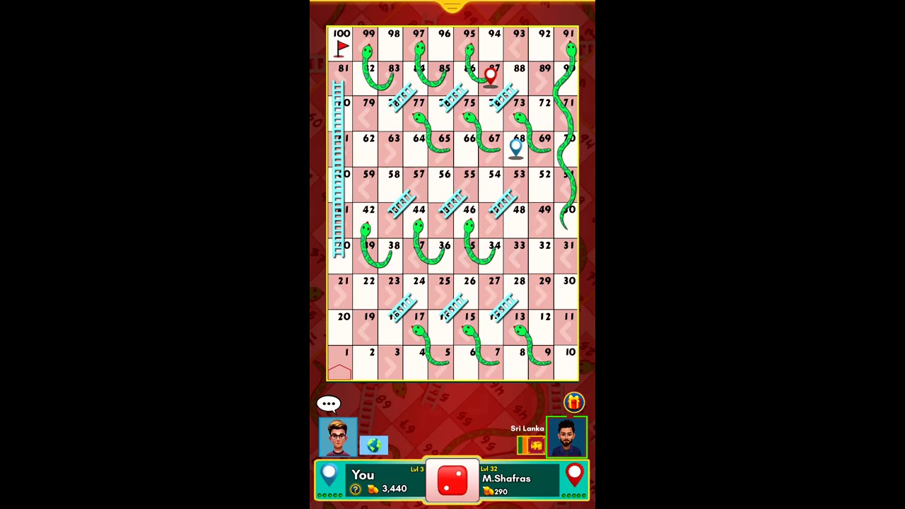 SNAKE AND LADDER ANIMATION 2020 ll online ludo king game play