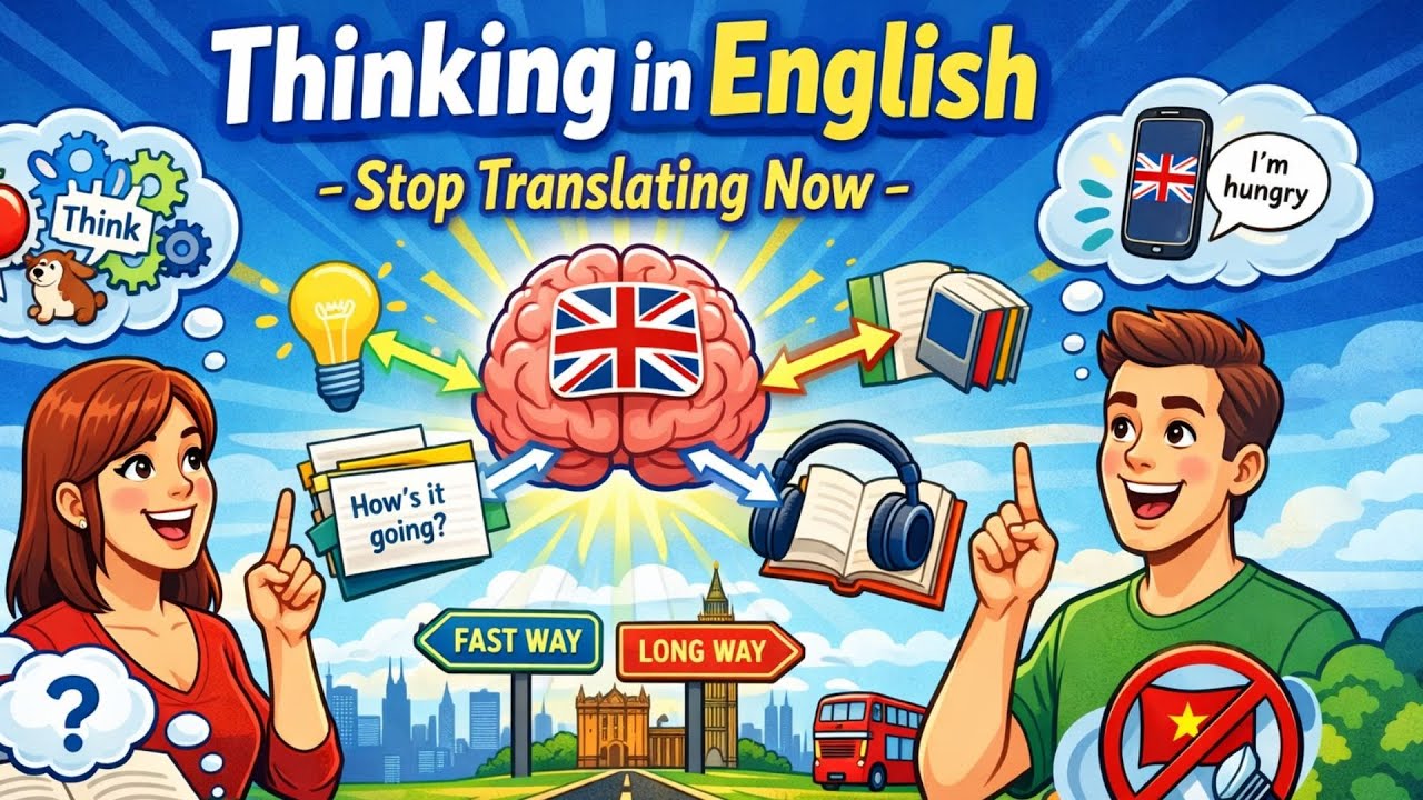 .Think in English Fast! Stop Translating and Speak Naturally | English Learning Podcast.