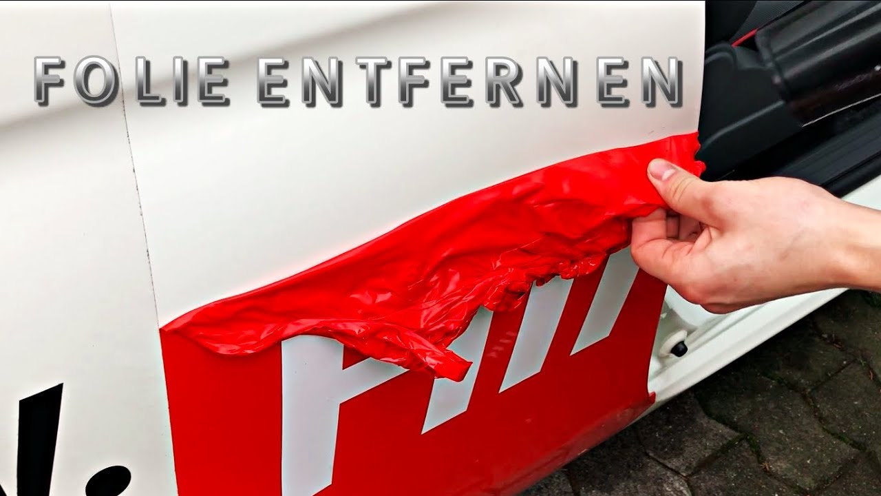 FOLIEN und AUFKLEBER rückstandsfrei entfernen | Autopflege