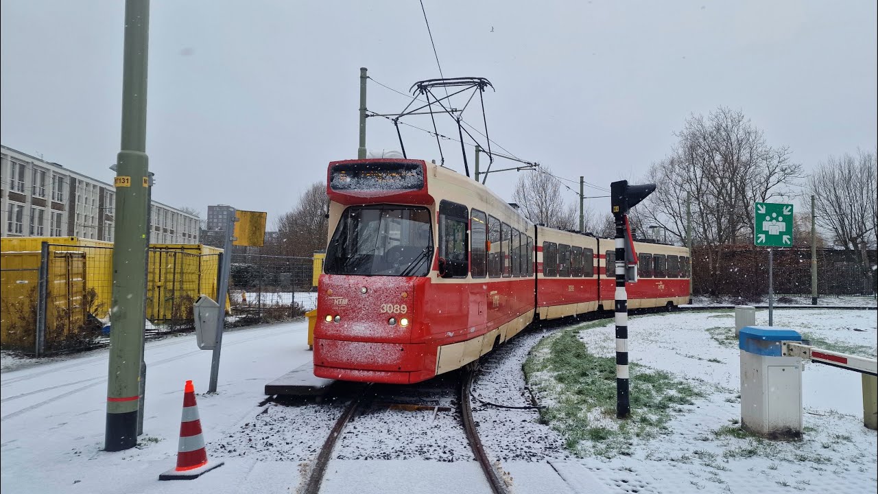 Tram 6 | Den Haag Leyenburg - Leidschendam Noord v.v. | wintersweer | HTM 3089 | 2026