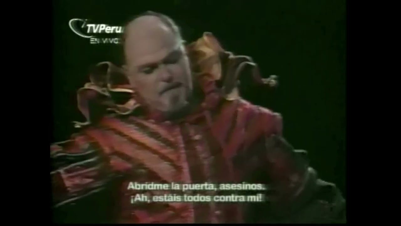 ROBERTO FRONTALI - Giuseppe Verdi -  Opera: "Rigoletto" - Aria: "Cortigiani, vil razza dannata".