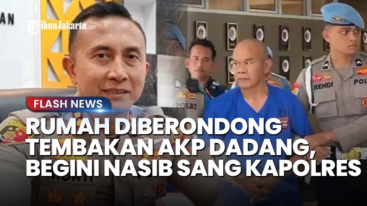 AKP Dadang Berondong Tembakan ke Rumah Dinas Kapolres Solok Selatan, Begini Nasib AKBP Arief Mukti