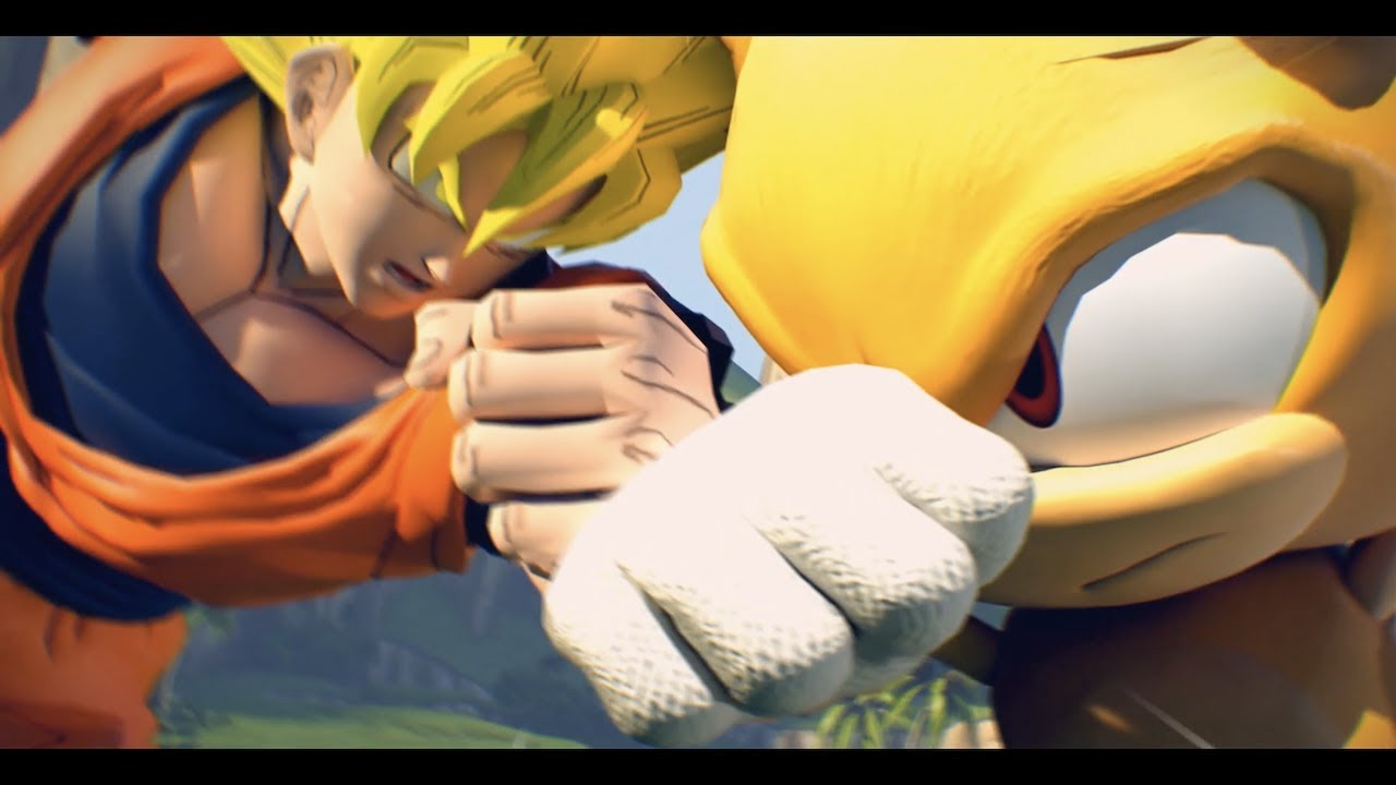 Соник против Гоку: 3D-анимация! (Sonic The Hedgehog vs Dragon Ball Super)
