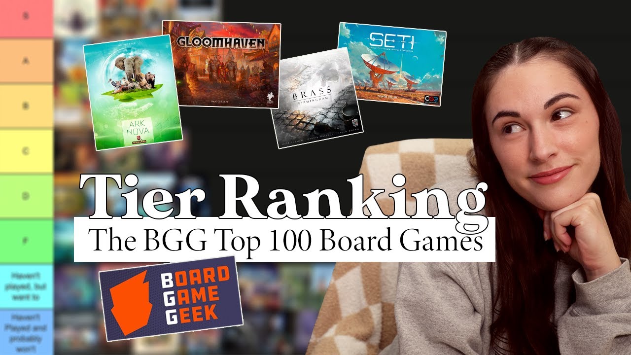 Tier Ranking The Board Game Geek Top 100 Board Games!