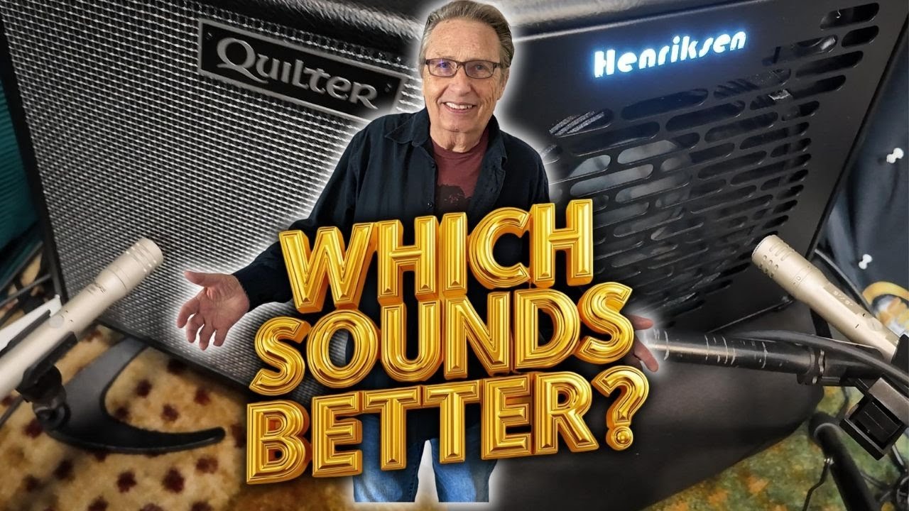 LIVE! Quilter Amp vs Henriksen Amp w/ Shure sm81 Mic