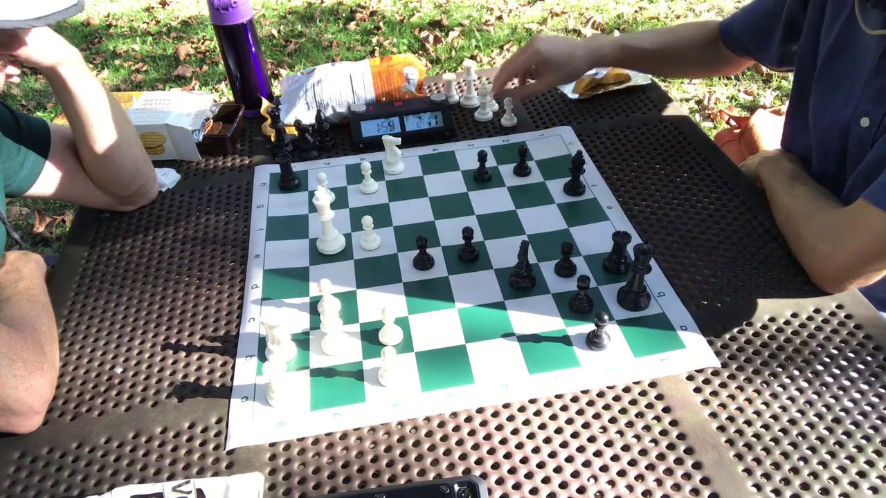 3 minute Chess Game 1 Bongcloud Opening Joshy Pi vs Danilo Cuellar, Centralized Rook, 9_4_18