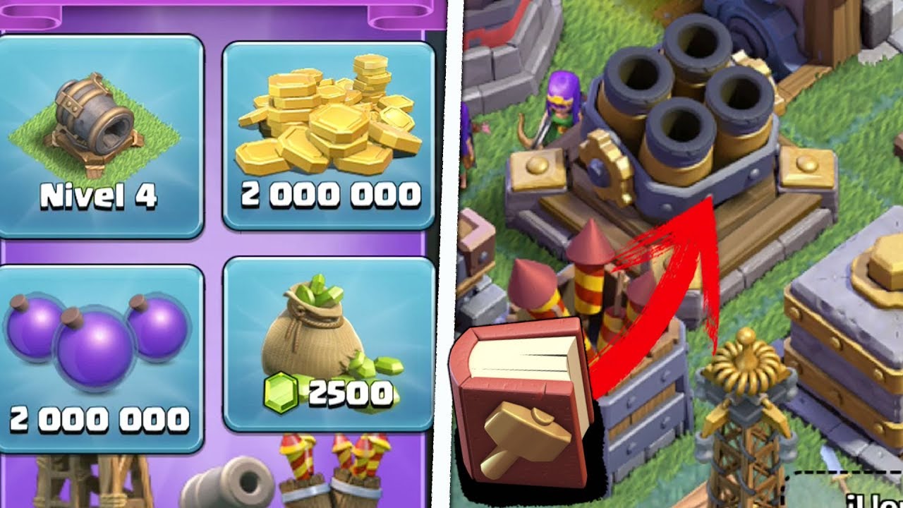 CAÑON GIGANTE AL 4 Y MORTERO AL MAXIMO en un SEGUNDO - CLASH OF CLANS con ANIKILO